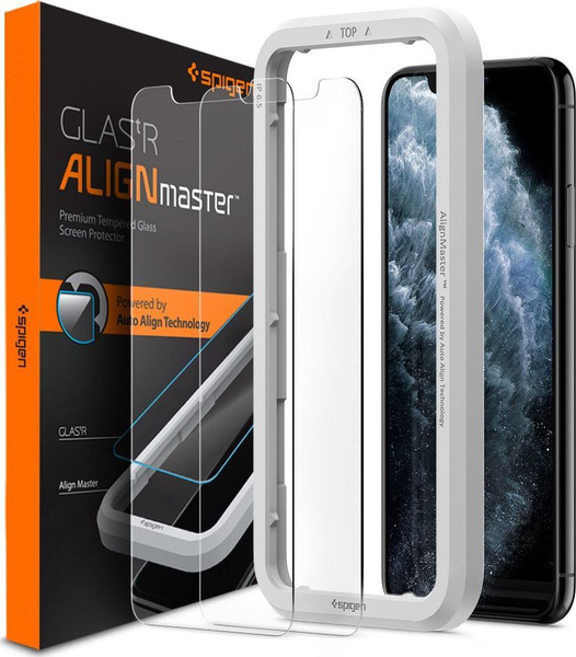 Fotoja e Xham mbrojtës Spigen Alm Glas Tr Slim 2-Pack, për Iphone 11 Universal