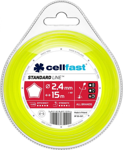 Fotoja e Linja standarde e prerjes CELLFAST 2.7mm / 15m (35-026), ylli