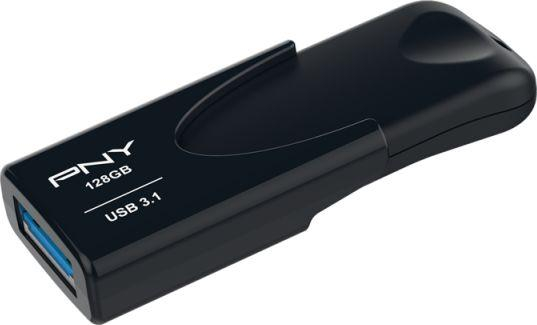 Fotoja e USB PNY Attache 4 FD128ATT431KK-EF, 128GB, 3.1, e zezë