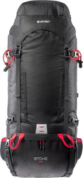 Fotoja e Çantë shpine për hiking/kamping HI-TEC Stone Backpack / One size, 65L, e zezë/e kuqe