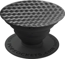 Fotoja e Mbajtësje për telefon PopSockets Pop Carbonite Weave Gen. 2, e zezë