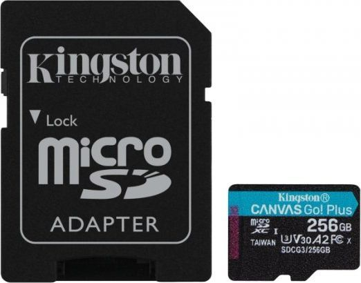 Fotoja e Kartë memorie Kingston Canvas Go Plus Micro-SD, 256GB