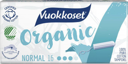 Fotoja e Tampon Vuokkoset, 100% BIO, 16 copë