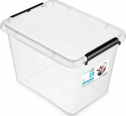 Fotoja e Kuti organizative Orplast 1532, 19l, transparente