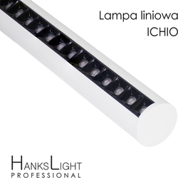 Fotoja e Llambë tavani HanksLight LED, 1264mm, 36W, AC230V, 4000K-W, e bardhë / zezë