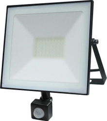 Fotoja e Projektor me sensor lëvizjeje Floodlight Volteno LED, 30W, IP65, 1650lm, 6400K, i zi