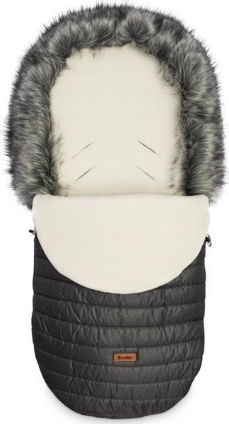 Fotoja e Çantë gjumi Sensillo ELF POLAR FOOTMUFF, 100 x 46cm, e zezë