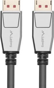 Fotoja e Kabllo Lanberg (CA-DPDP-20CU-0018-BK), DisplayPort në DisplayPort, 1.8 m, e zezë