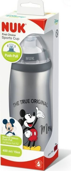 Fotoja e Shishe NUK Sports Mickey Mouse, 450ml, shumëngjyrëshe