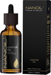 Fotoja e Vaj për flokë, fytyrë dhe trup Nanoil: Castor, 50 ml