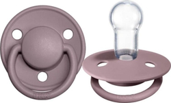 Fotoja e Memë qetësuese Bibs De Lux Silicone, 0-36m, e vjollcë