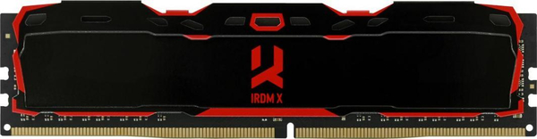 Fotoja e Memorie operative RAM GOODRAM IRDM X, 16GB DDR4, 3200MHz, CL16-20-20, 1024x8, e zezë