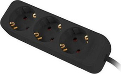 Fotoja e Kabllo zgjatëse Lanberg Skirting, 1.5m, e zezë