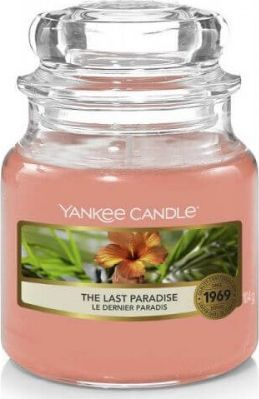 Fotoja e Qiri aromatik Yankee Candle The Last Paradise, 104g, rozë