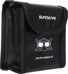 Fotoja e Çantë për bateri SunnyLife Goggles V2 të DJI DPV/DPV, 2 bateri, e zezë