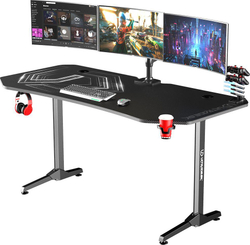 Fotoja e Tavolinë kompjuteri Ultradesk Frag, XXL, 160 x 75 cm, e zezë