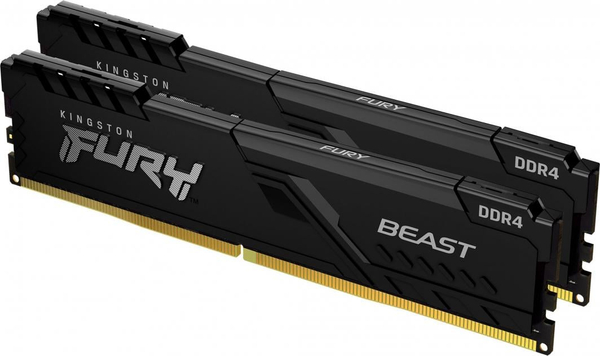 Fotoja e Memorie Kingston Fury Beast, DDR4, 2666MHz, CL 16, 16 GB