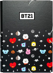 Fotoja e Dosje Line Friends BT21, 34 x 25.5, e zezë