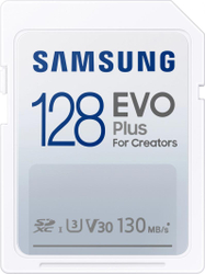 Fotoja e Kartë memorie Samsung EVO Plus 2021, UHS-I / U3, Class 10, SDXC, 128 GB