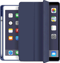 Fotoja e Mbrojtëse për iPad 10.2 Tech-Protect Smart Case, e kaltër e errët