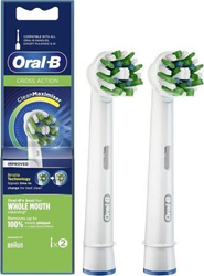 Fotoja e Shtojcë Oral-B për furçën elektrike të dhëmbëve CleanMaximiser EB50-2, 2 copë, e bardhë