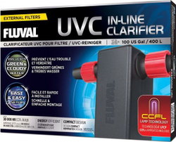 Fotoja e Sterilizues akuariumi Fluval UVC In-Line Clarifier, 16x13x6.6cm, 3W, max. 400L