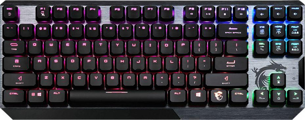 Fotoja e Tastierë MSI Vigor GK50 Low Profile TKL (S11-04US272-GA7), e zezë