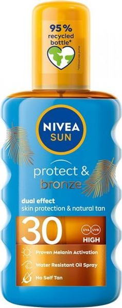 Fotoja e Sprej Nivea Sun Protect & Bronze SPF30, 200 ml