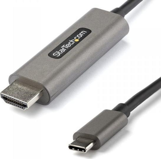 Fotoja e Kabllo USB-C në HDMI StarTech CDP2HDMM2MH, 2 m, e hirtë/zezë