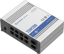 Fotoja e Switch Teltonika Ethernet Switch TSW200 10/100/1000 Mbps (RJ-45), Unmanaged, Desktop, Ethernet LAN (RJ-45), 8 porte