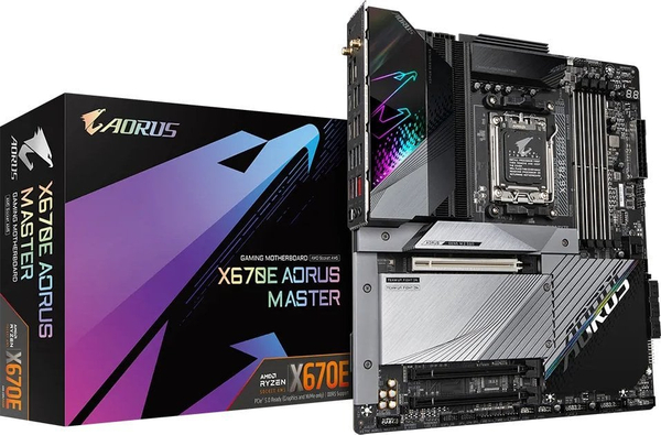 Fotoja e Pllakë amë Gigabyte X670E AORUS MASTER