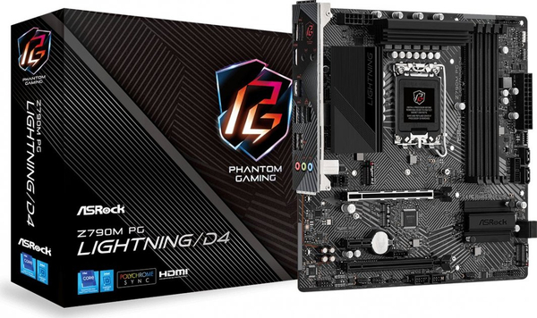 Fotoja e Pllakë amë ASRock Z790M PG LIGHTNING/D4