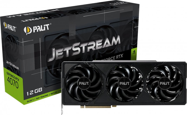 Fotoja e Kartelë grafike Palit GeForce RTX 4070 JetStream, 12GB GDDR6X