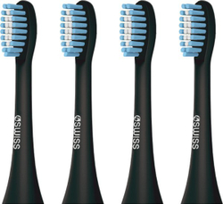 Fotoja e Brushë zëvendësuese 4Swiss Sensitive Clean, zezë, 4 copë