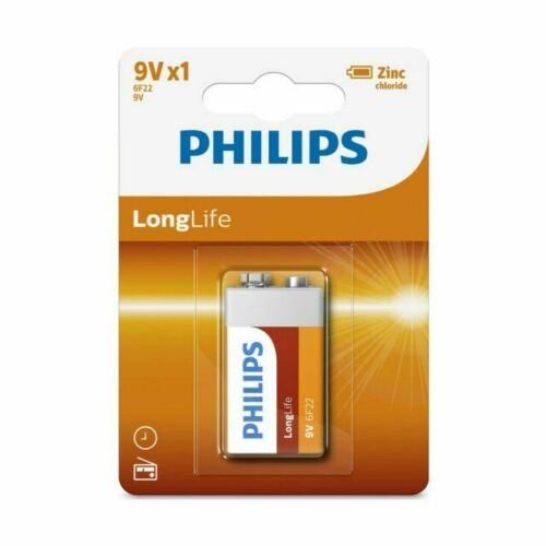 Fotoja e Bateri Philips 6F22L1B/10, long life 9V / 1