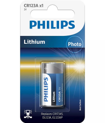 Fotoja e Bateri Philips CR123A/01B, 3V lithium / 1