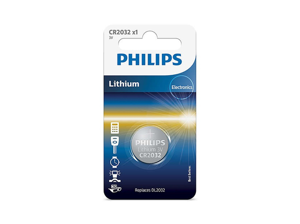 Fotoja e Bateri Philips CR2032/01B, mini lithium / 1