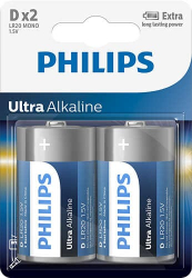 Fotoja e Bateri Philips LR20E2B/10, ultra alkaline D / 2