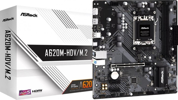 Fotoja e Pllakë amë ASRock A620M-HDV/M.2