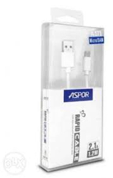 Fotoja e Kabllo fast charging Aspor A171, USB/Micro, 1.2m, 2.1A