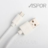 Fotoja e Kabllo fast charging Aspor A171, USB/Micro, 1.2m, 2.1A, Picture 2
