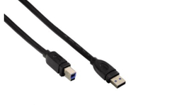 Fotoja e Kabllo printeri Hama 54501, 1.8m, USB 3.0, e zezë
