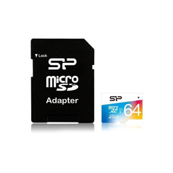 Fotoja e Kartë memorie Silicon Power Elite Micro SD, me adapter, 64GB UHS-I CLASS10, 85MB/S