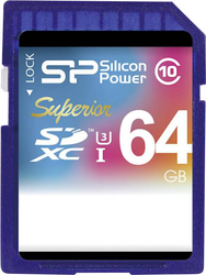 Fotoja e Kartë memorie Silicon Power Superior Pro, 64GB UHS-I U3 CLASS10, 90MB/S