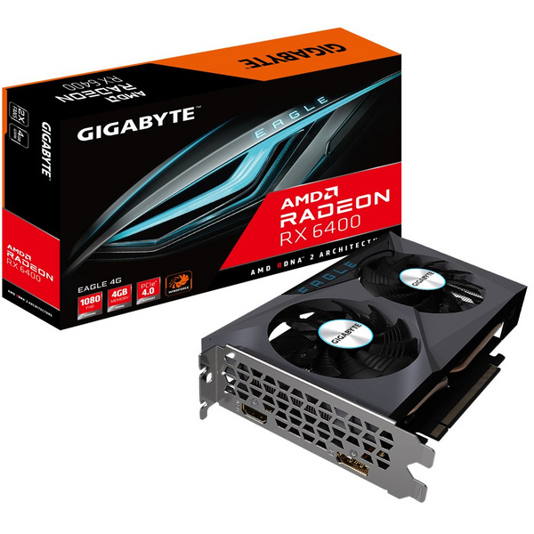 Fotoja e Kartelë grafike Gigabyte Radeon RX 6400 Eagle 4GB GDDR6