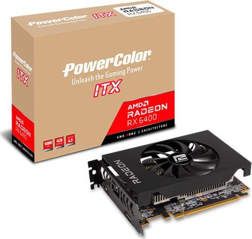 Fotoja e Kartelë grafike Power Color Radeon RX 6400 ITX 4GB GDDR6