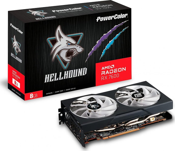 Fotoja e Kartelë grafike Power Color Radeon RX 7600 Hellhound 8GB GDDR6