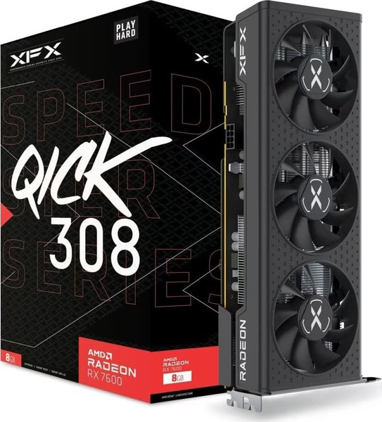 Fotoja e Kartelë grafike XFX Speedster QICK 308 Radeon RX 7600 8GB GDDR6