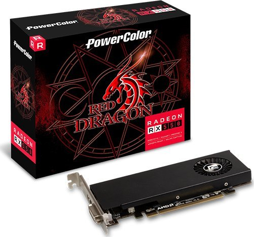 Fotoja e Kartelë grafike Power Color Red Dragon Radeon RX 550 LP 4GB GDDR5