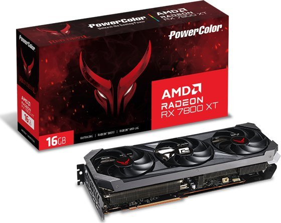 Fotoja e Kartelë grafike Power Color Red Devil Radeon RX 7800 XT 16GB GDDR6